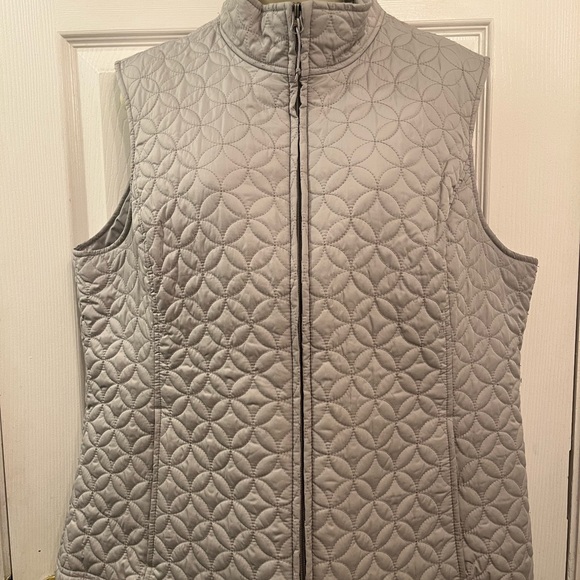 Eddie Bauer Jackets & Blazers - Light Grey Eddie Bauer Quilted Vest